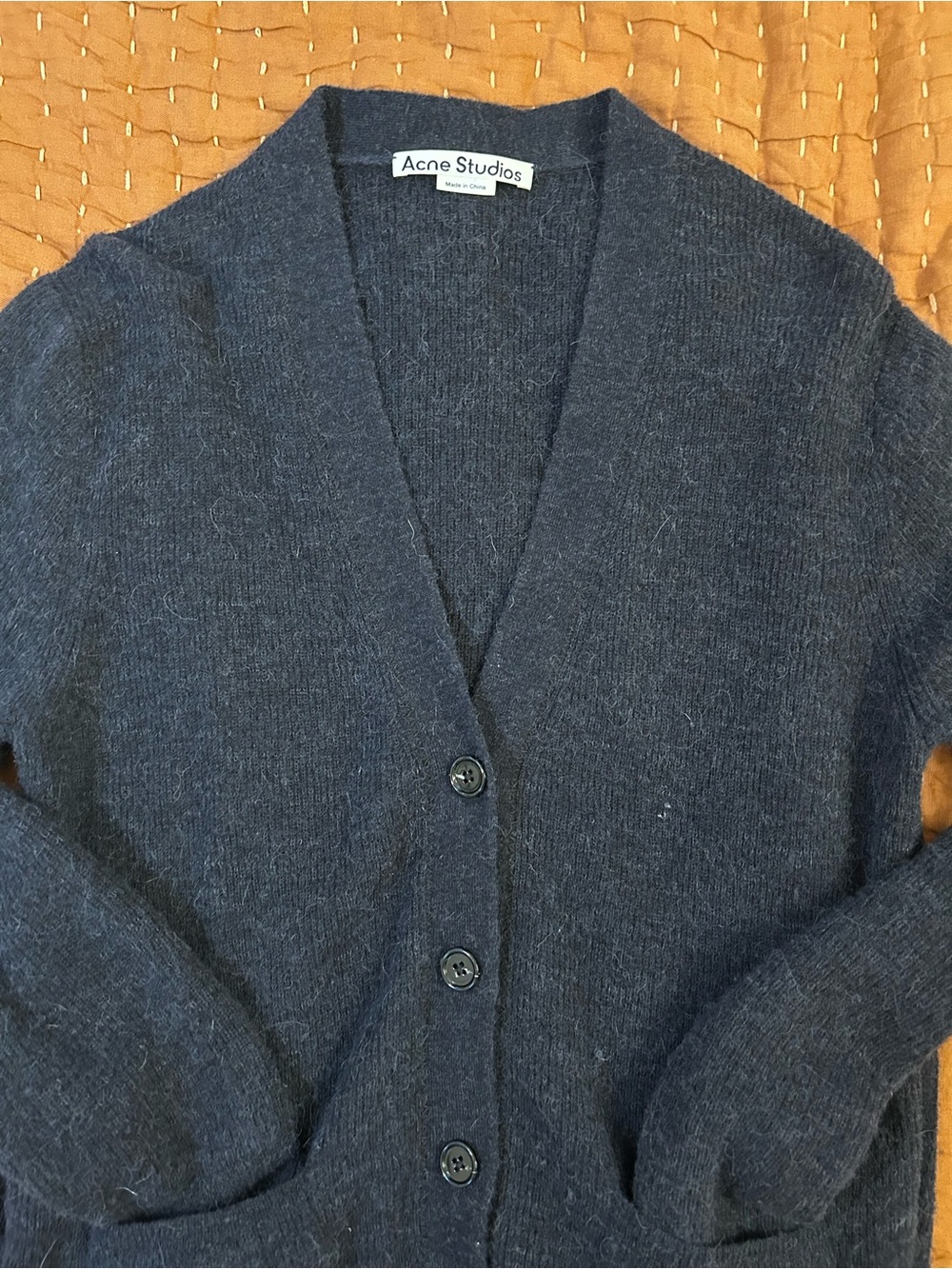 Acne Studios V‑Neck Button Cardigan